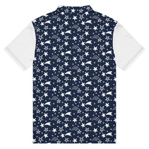 Men’s G.G.G.C. Navy Shooting Star Slim Fit Polo
